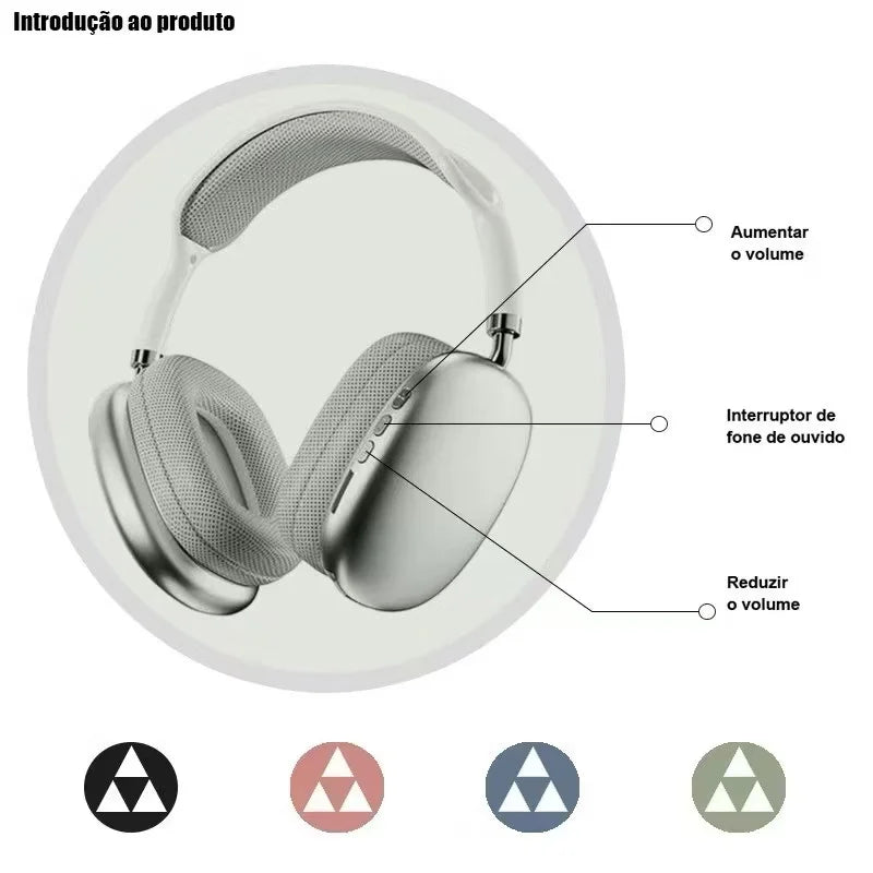 Fone Bluetooth P9 5.0 com Microfone