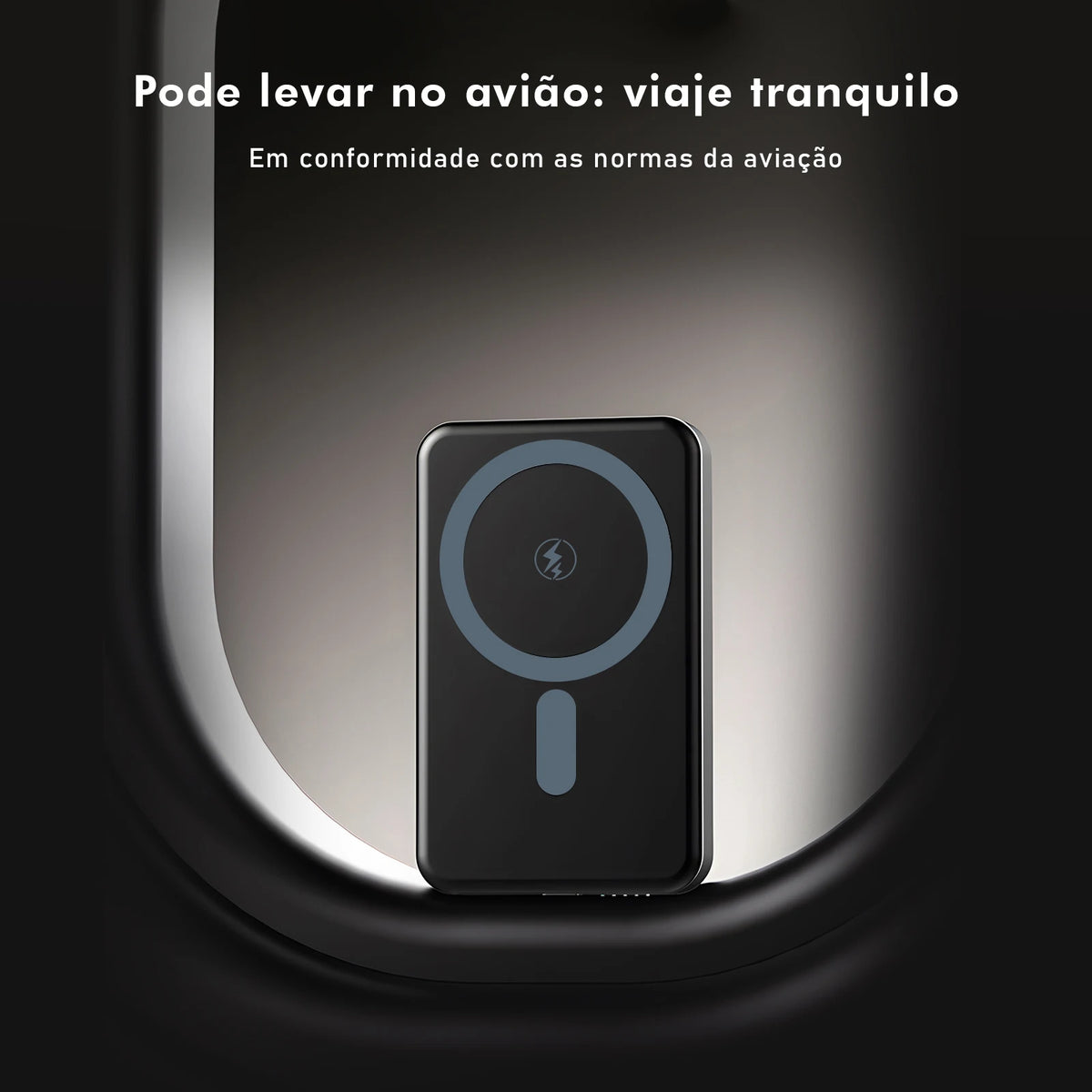 Power Bank Magnético 10000mAh Wireless 15W