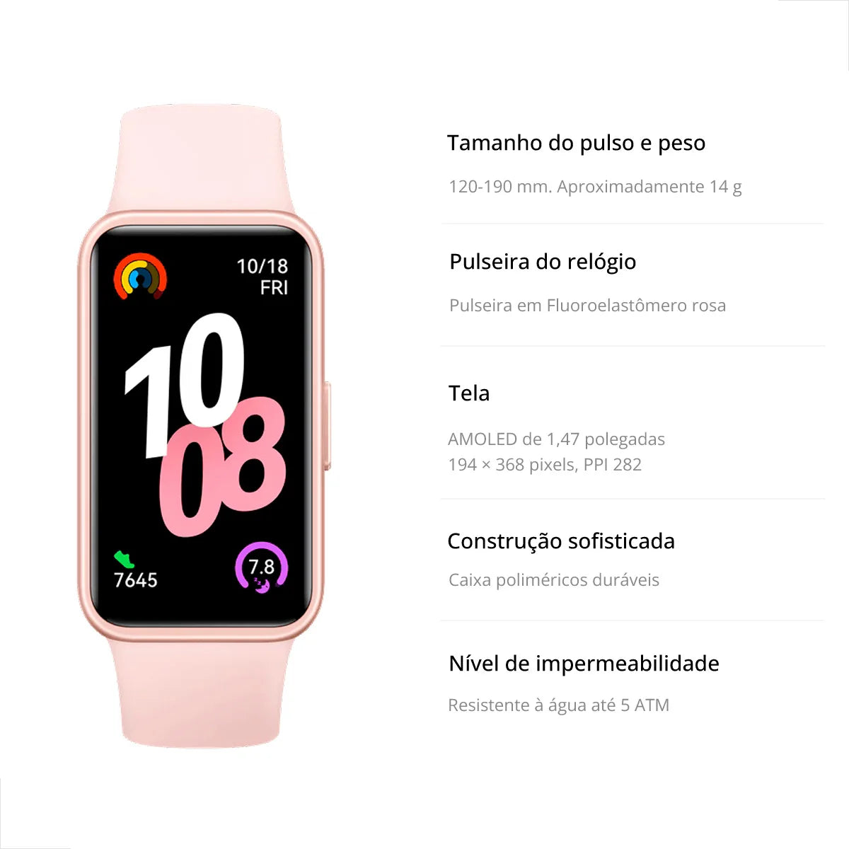 Smartwatch Huawei Band 10 AMOLED Fitness