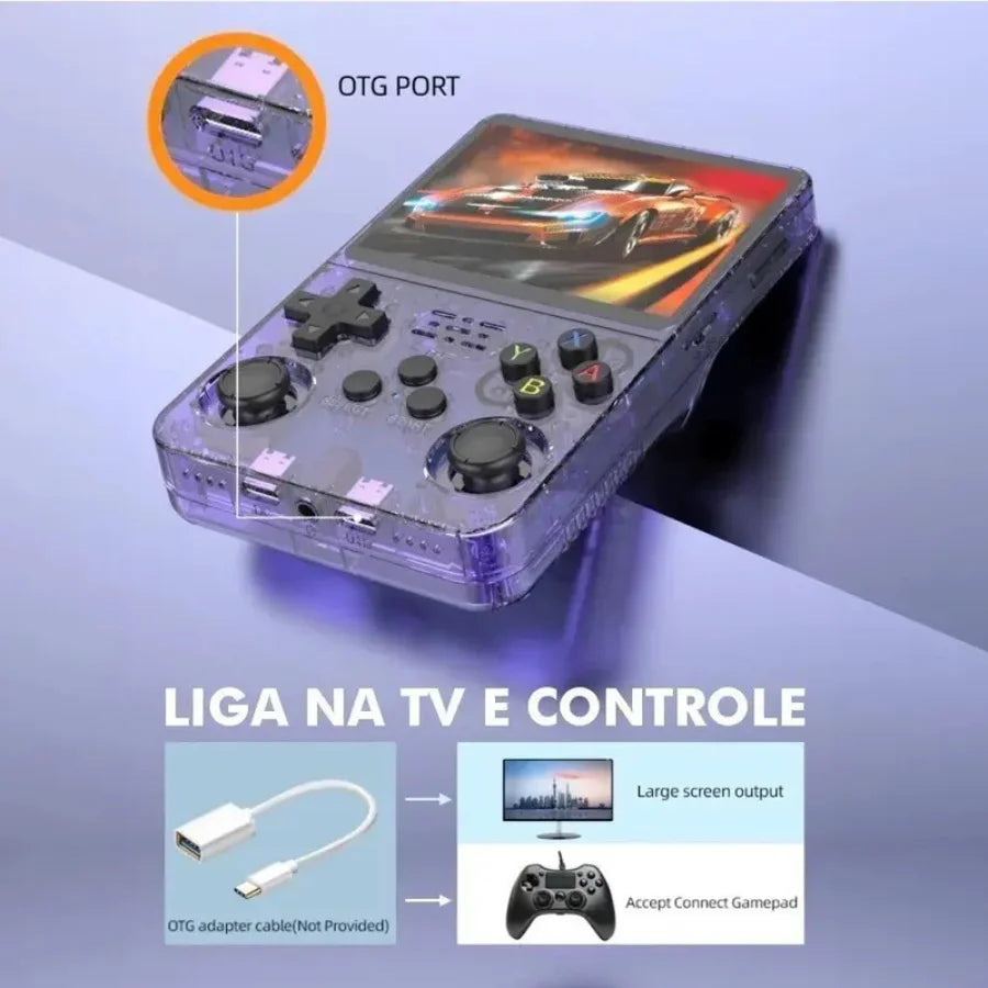 Videogame Portátil Retrô 15.000 Jogos Linux