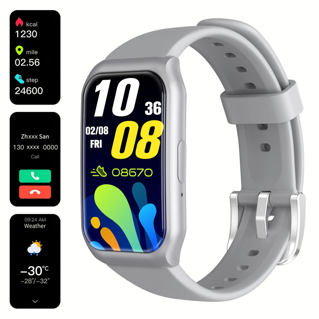 Mini Smartwatch Tela Touch 1.45" com Chamadas