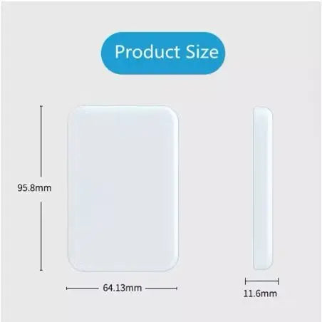 Carregador Portátil Indução para iPhone/Android Magsafe Apple Sem fio Bateria Carga 5000mAh