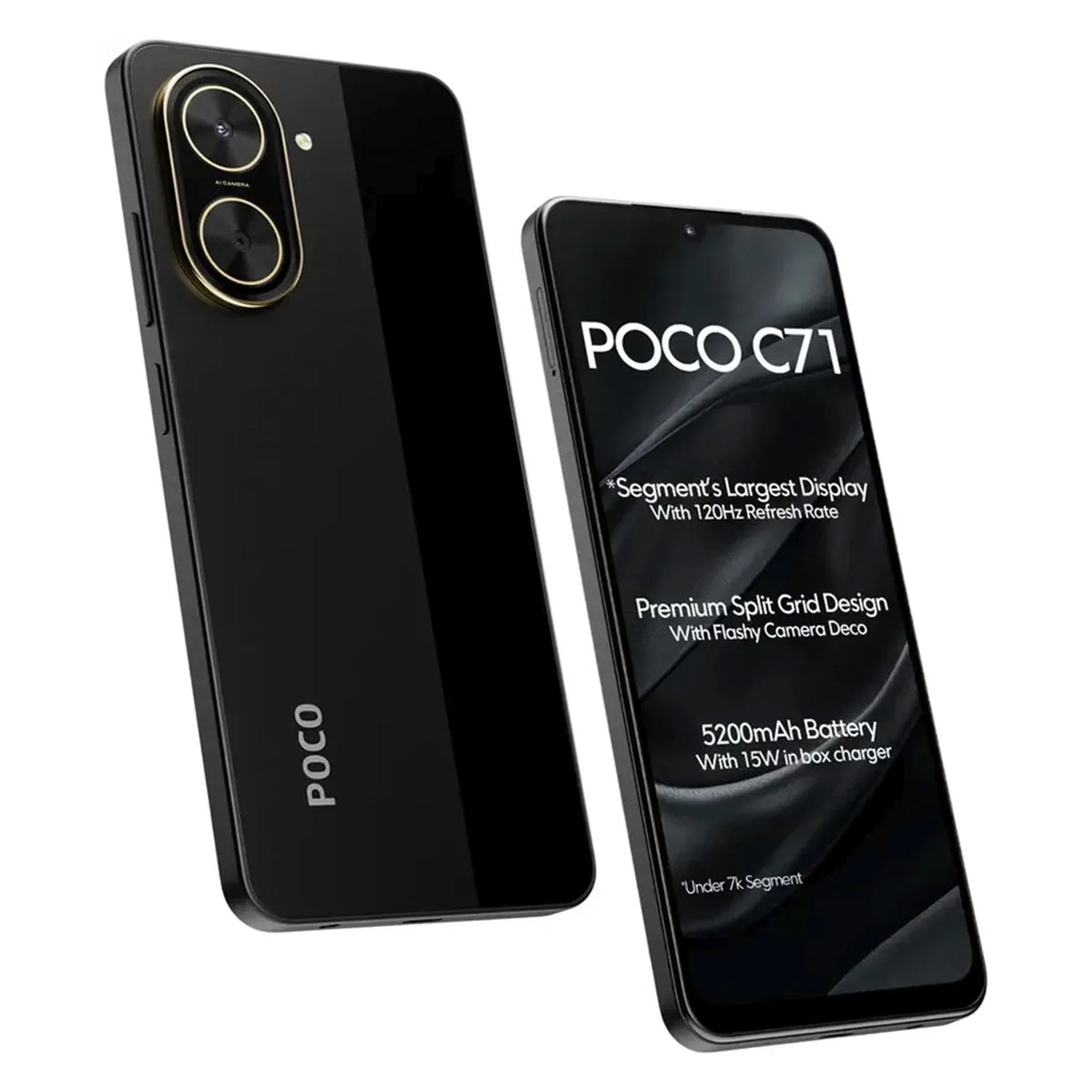 Xiaomi POCO C71 128GB Preto Global 4GB RAM