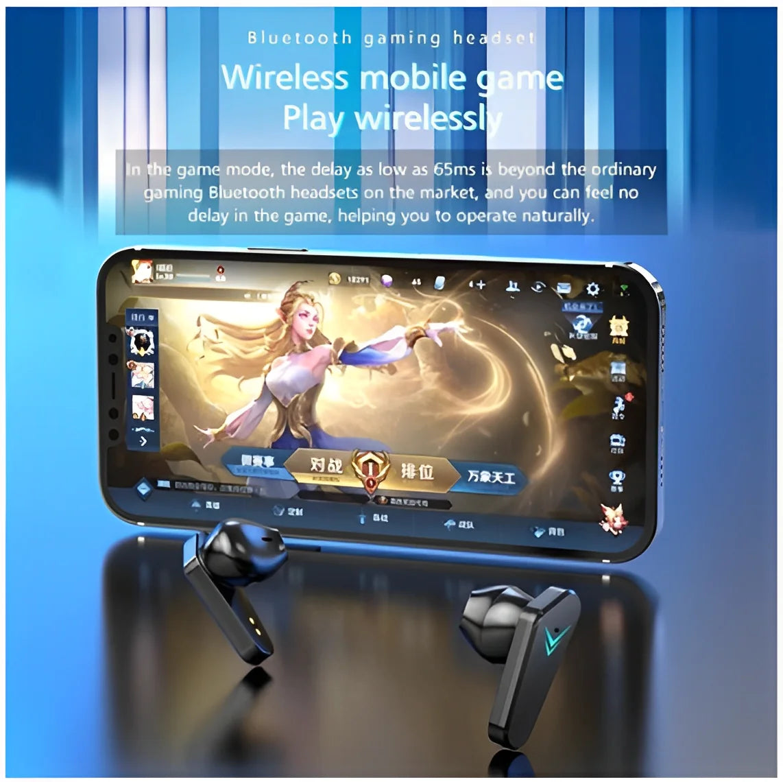 Fone TWS X15 Bluetooth 5.0 Surround Gamer