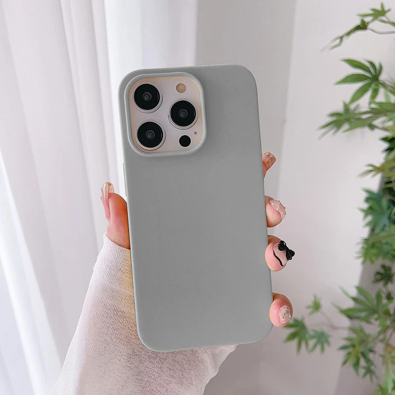 Capinha Silicone Candy Color iPhone