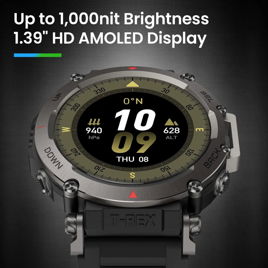 Amazfit T-Rex Ultra 47mm GPS 20 Dias de Bateria
