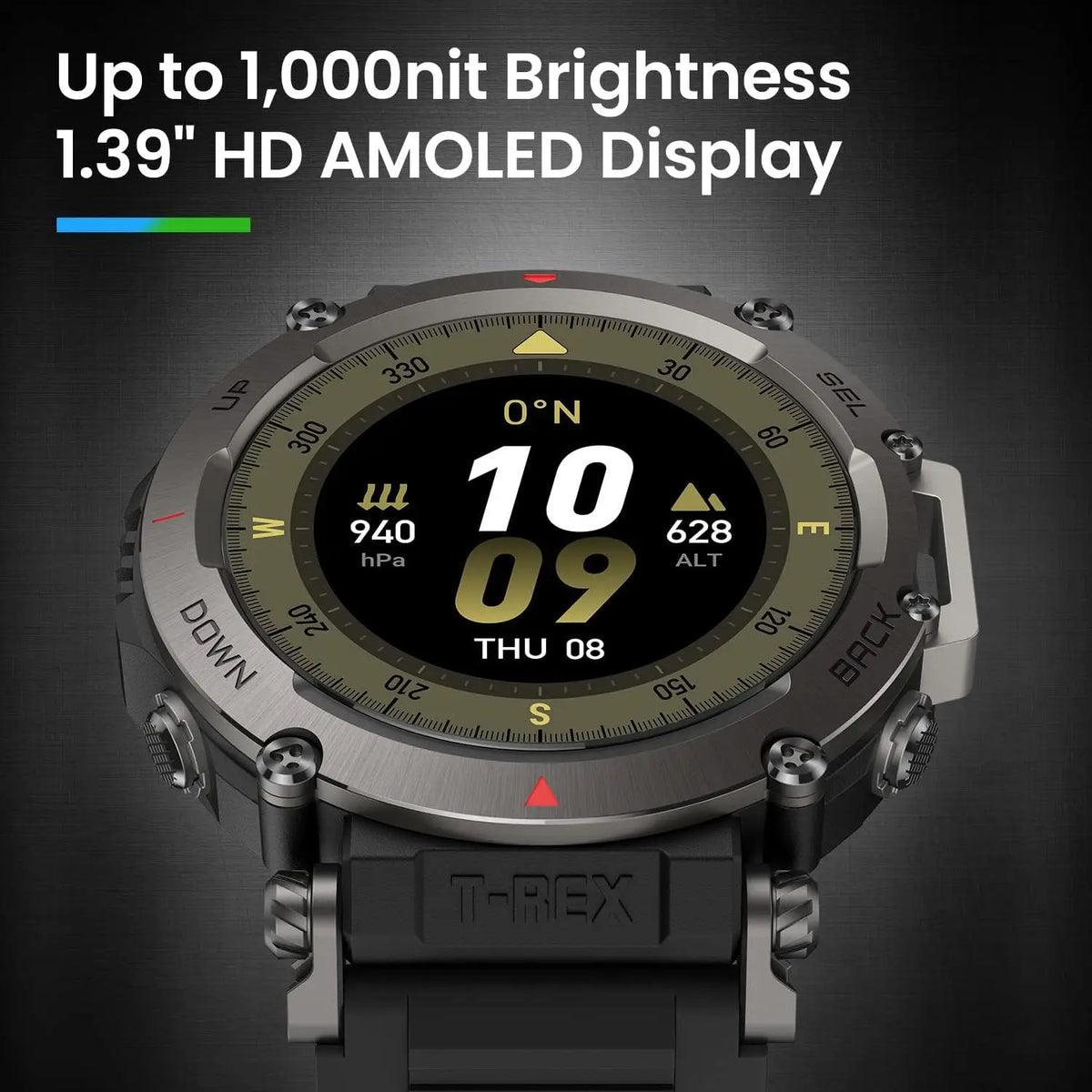 Amazfit T-Rex Ultra 47mm GPS 20 Dias de Bateria