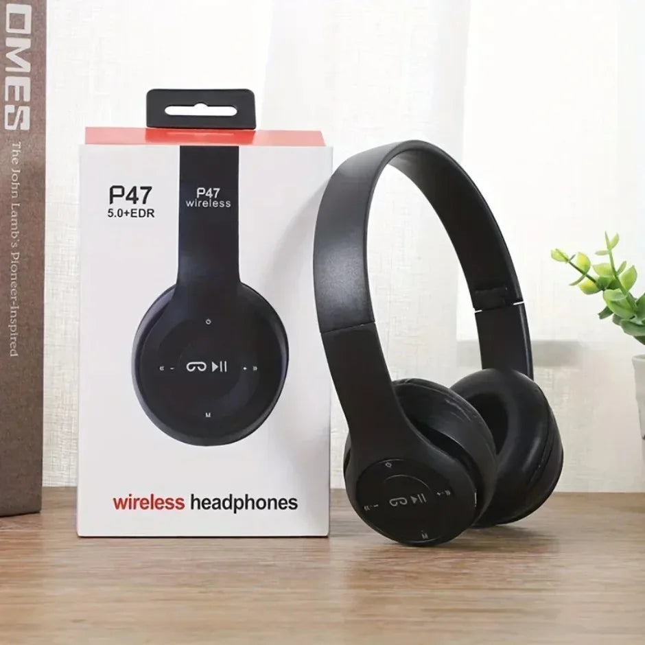 Fone P47 Bluetooth Wireless com Estojo