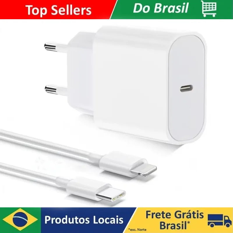 Cabo Carregador USB-C para iPhone Fast Charge