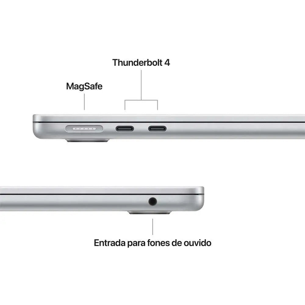MacBook Air Apple 13" M5 16GB RAM 1TB SSD Prata