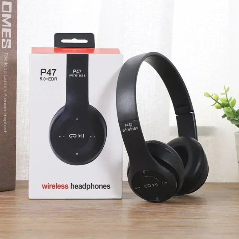 Fone P47 Bluetooth Wireless com Estojo