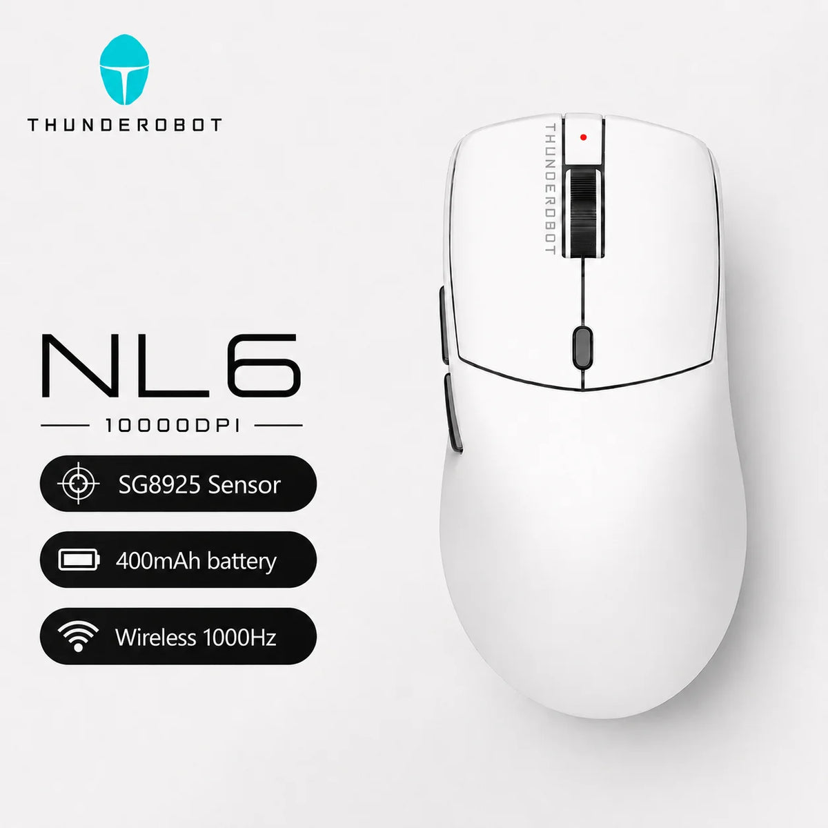 Mouse Gamer Thunderobot ML6 26000 DPI 8K