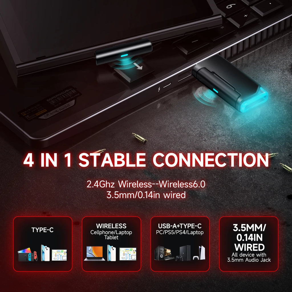 Headset Gamer Picun G2 Wireless 7.1 Surround