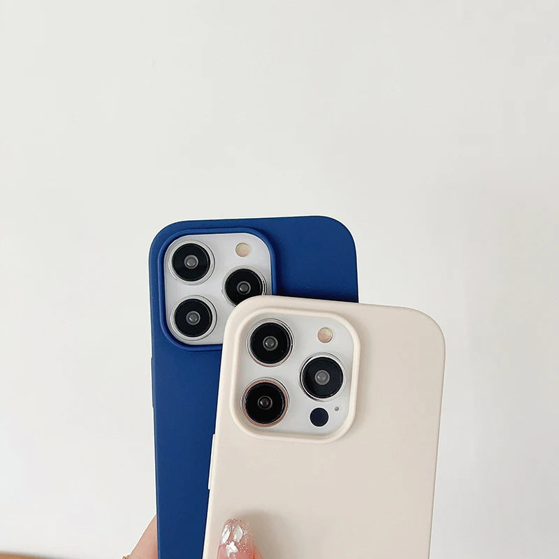 Capinha Silicone Candy Color iPhone