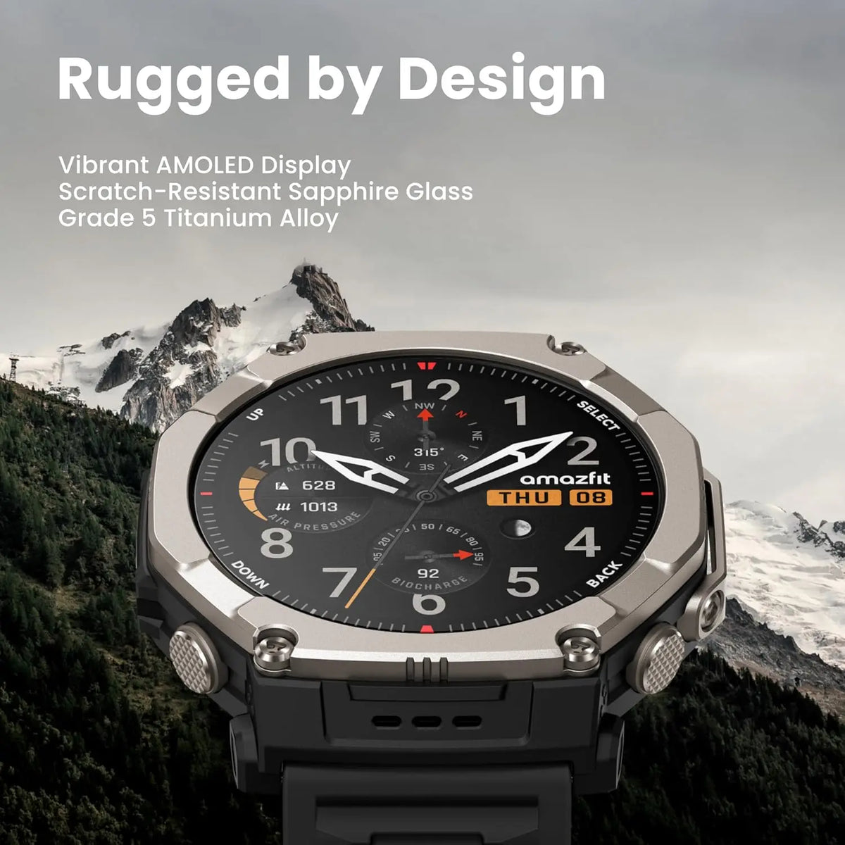 Amazfit T-Rex Ultra 2 GPS 30 Dias de Bateria