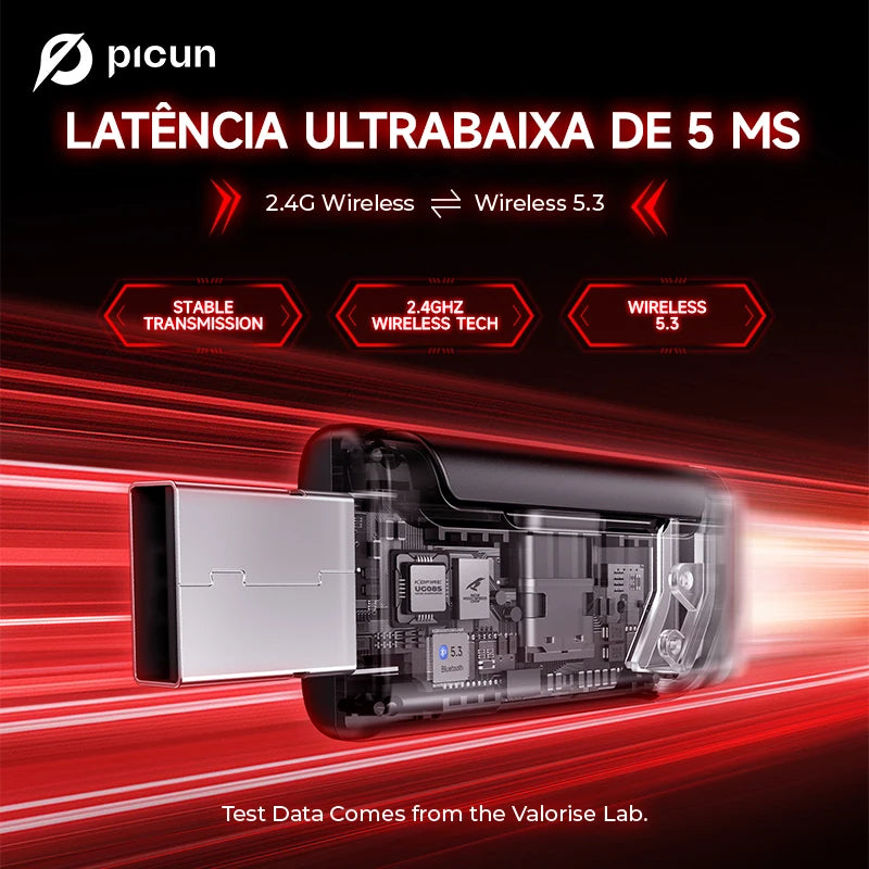 Headset Gamer Picun G2 2.4G 7.1 Surround