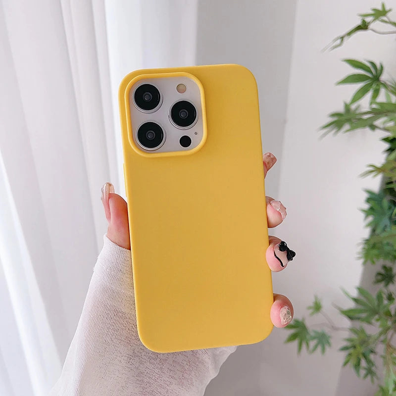 Capinha Silicone Candy Color iPhone