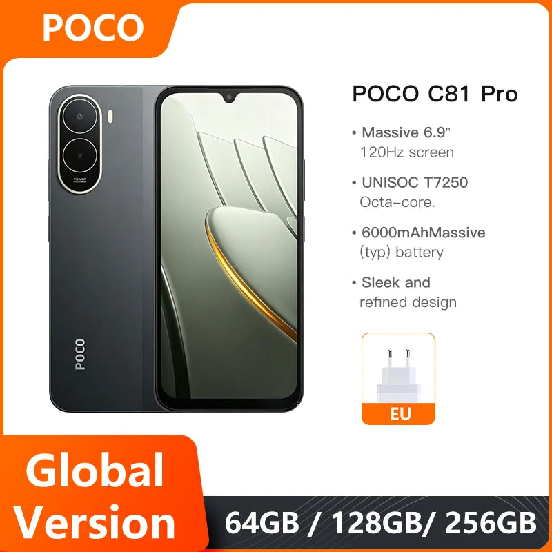 Smartphone POCO C81 Pro 120Hz 6000mAh