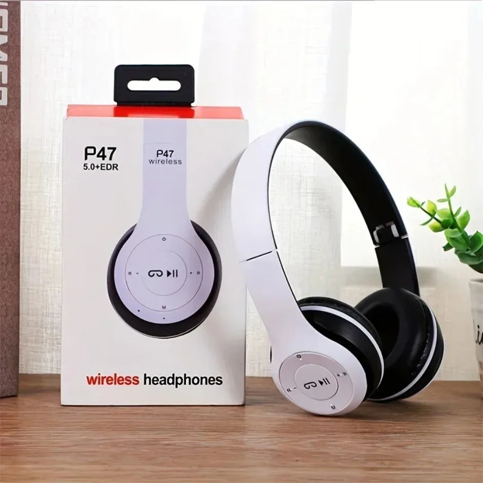 Fone P47 Bluetooth Wireless com Estojo