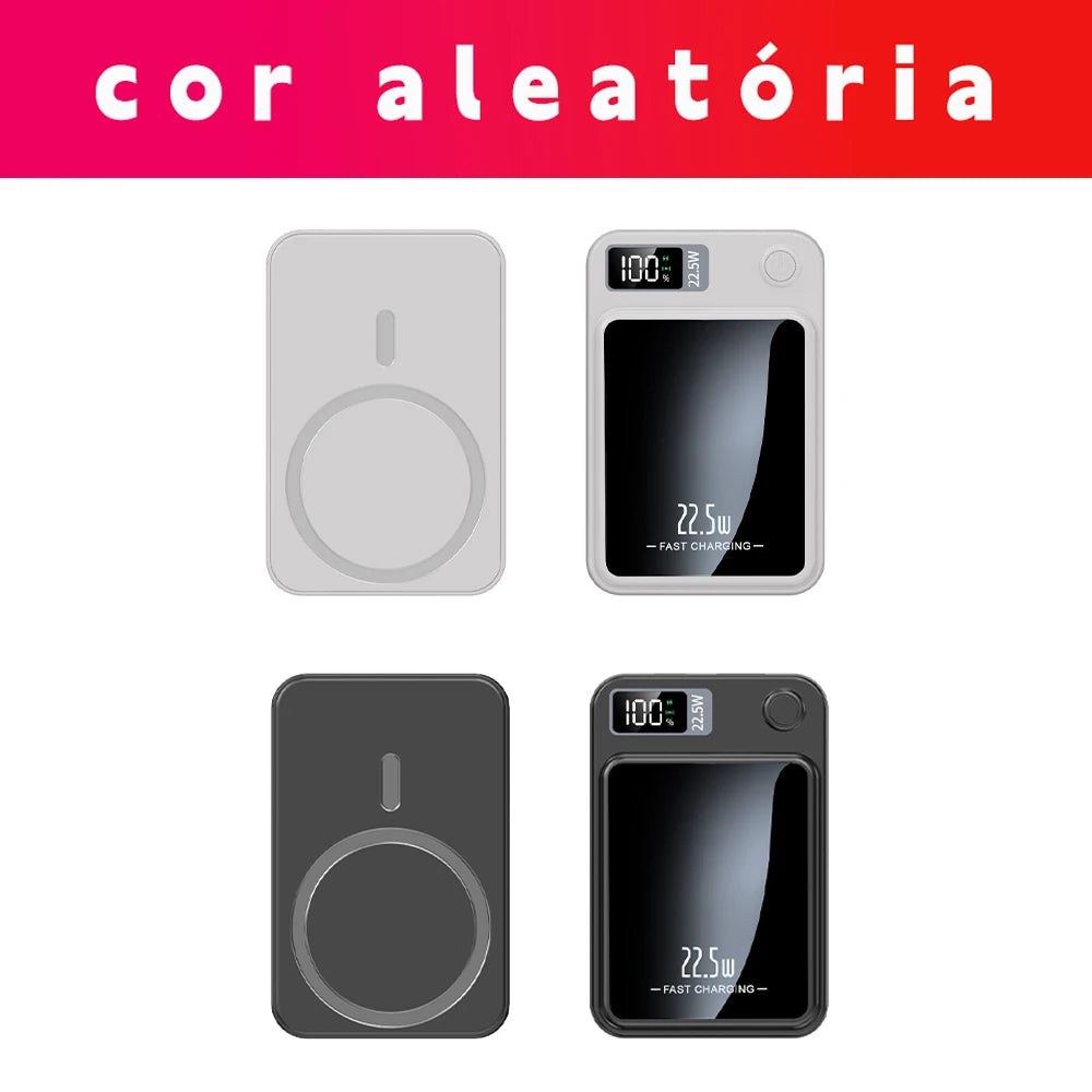 Power Bank 10000mAh Base Magnética MagSafe