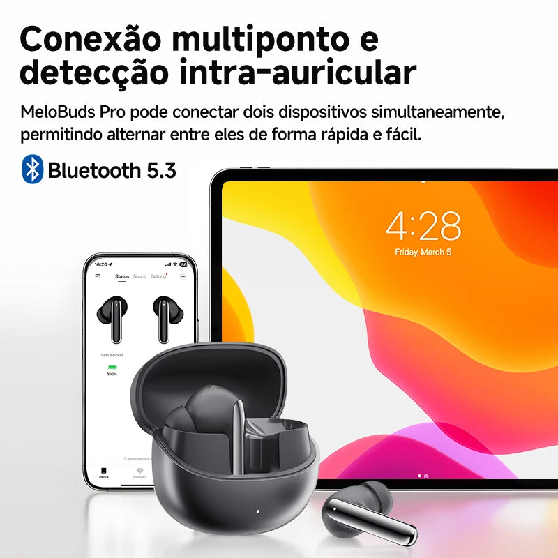 Fone QCY MeloBuds Pro ANC Bluetooth