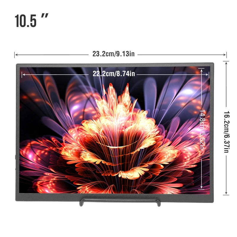 Monitor Portátil Anmite 10.5" HDR Touch