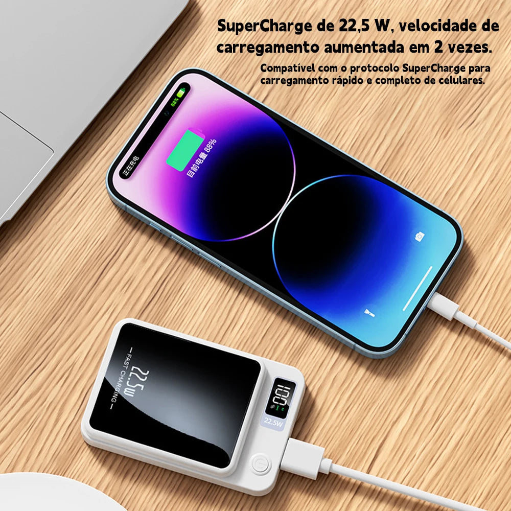 Power Bank 10000mAh Base Magnética MagSafe