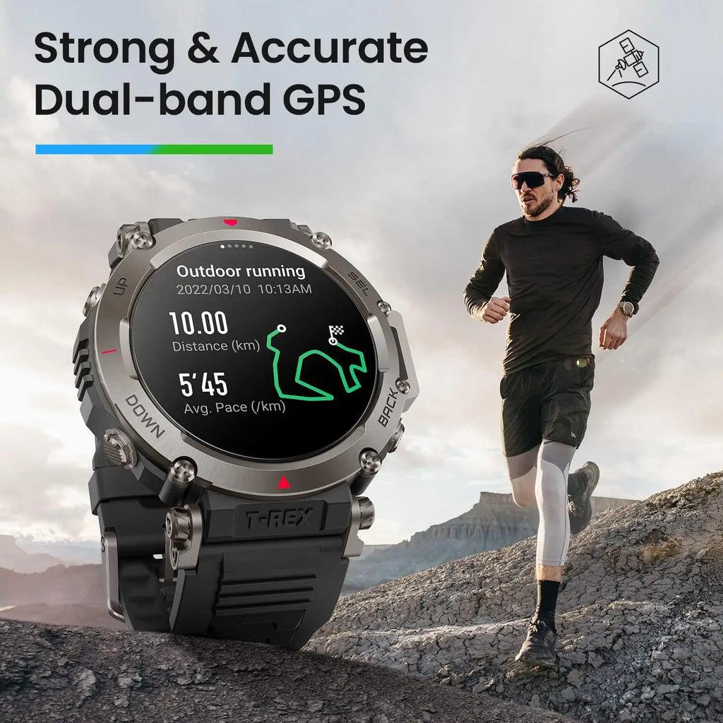 Amazfit T-Rex Ultra 47mm GPS 20 Dias de Bateria