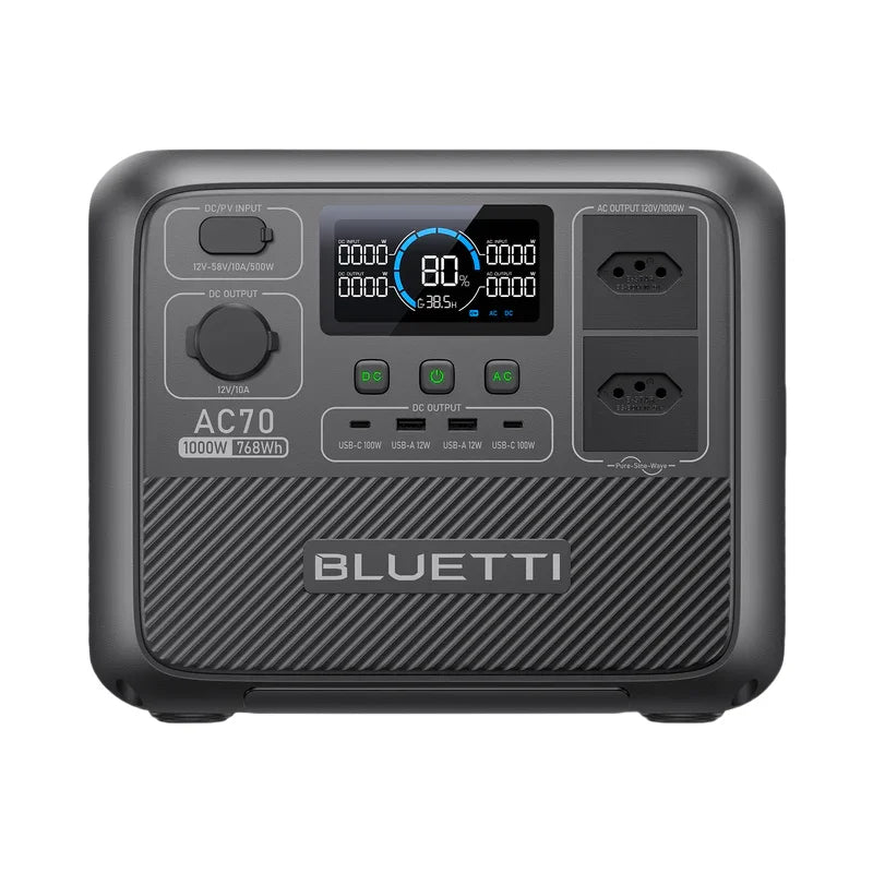 BLUETTI AC70 Estação de Energia Portátil