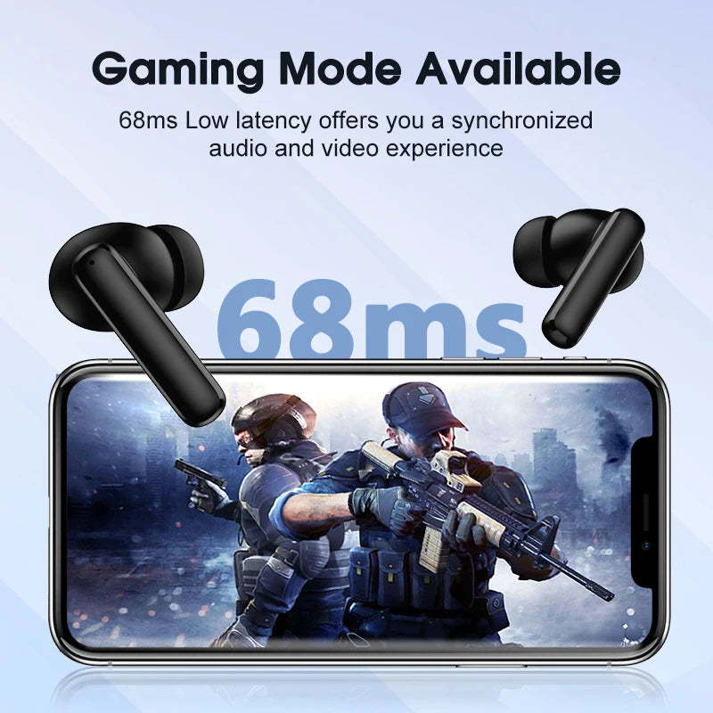 Fone Bluetooth QCY T13 ANC Cancela Ruído 30h