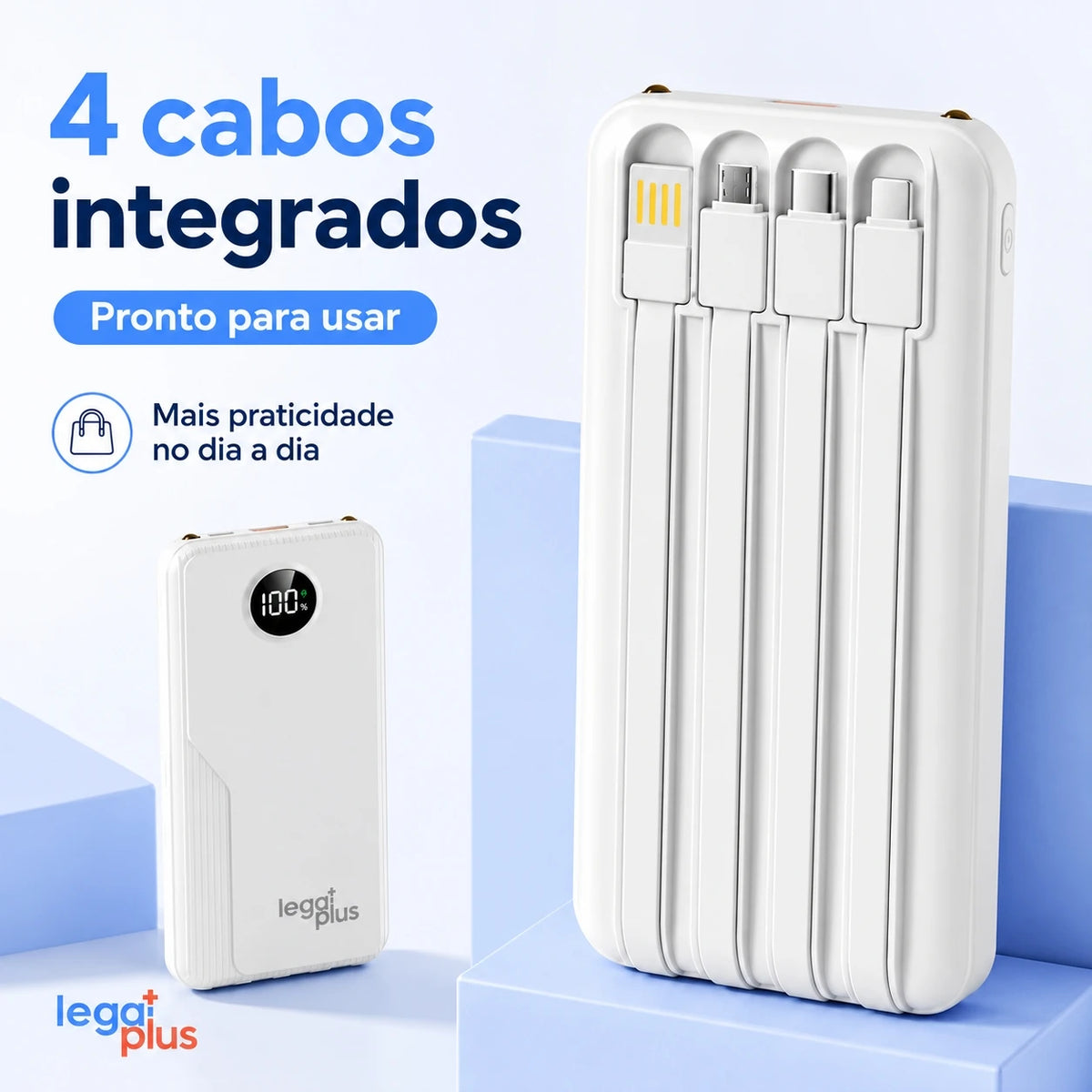 Power Bank 12000mAh/26000mAh Alta Capacidade