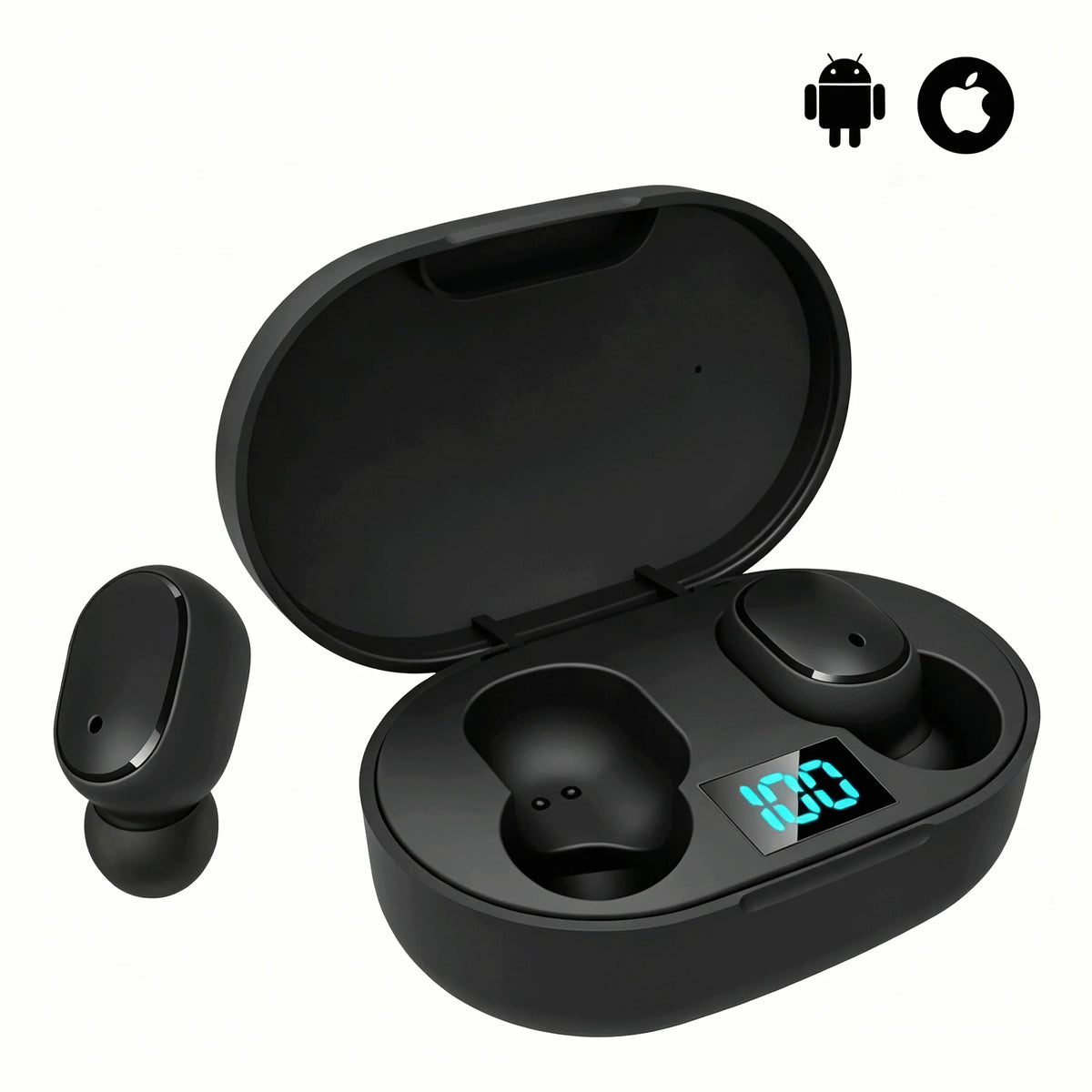 Mini Fone TWS com Display Digital