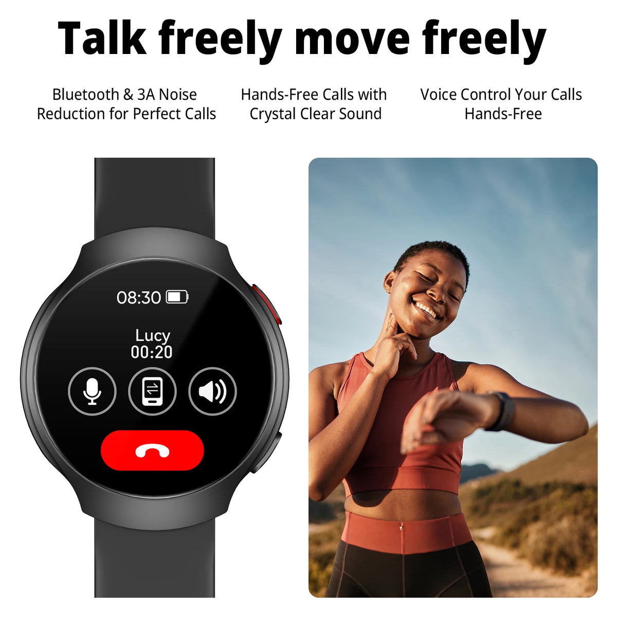 Smartwatch AIWR Orbit GPS AMOLED com ChatGPT