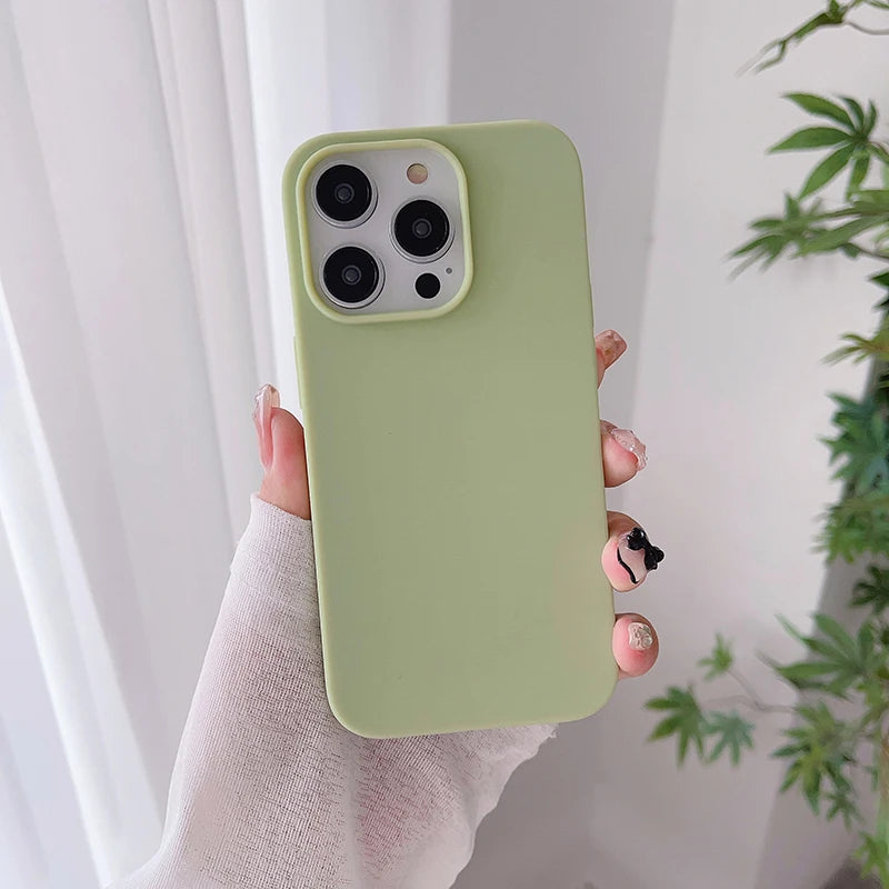 Capinha Silicone Candy Color iPhone