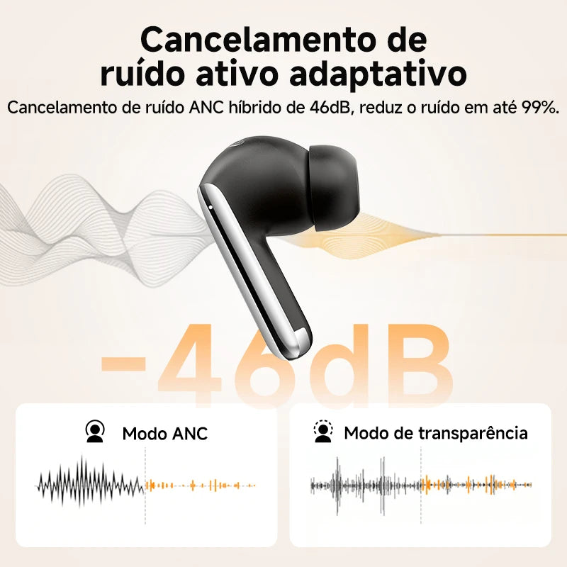 Fone QCY MeloBuds Pro ANC Bluetooth