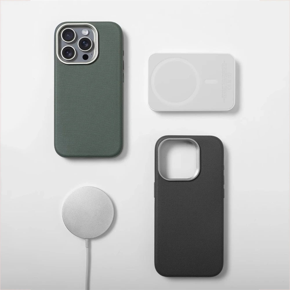 Capa Couro PU Premium MagSafe iPhone 13-18