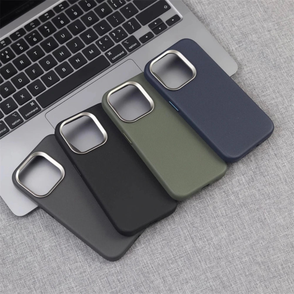 Capa Couro PU Premium MagSafe iPhone 13-18