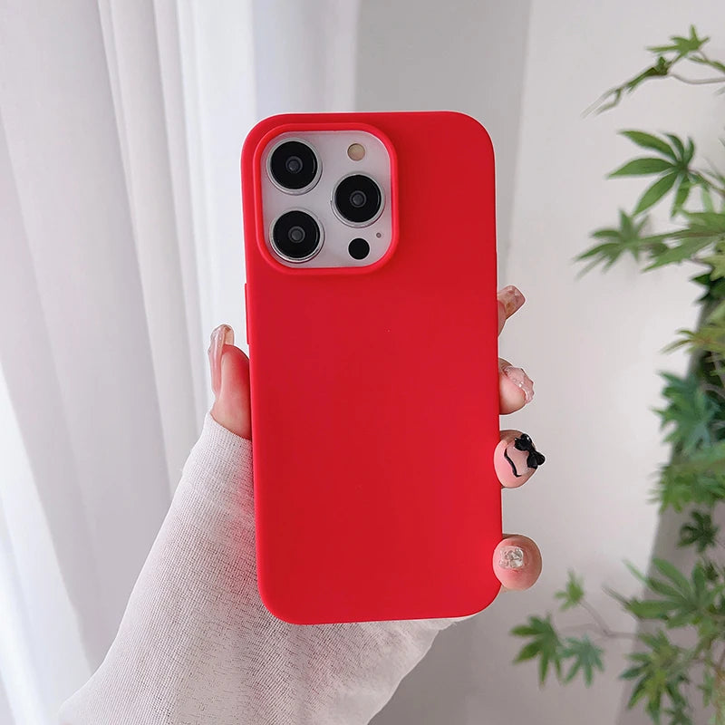 Capinha Silicone Candy Color iPhone