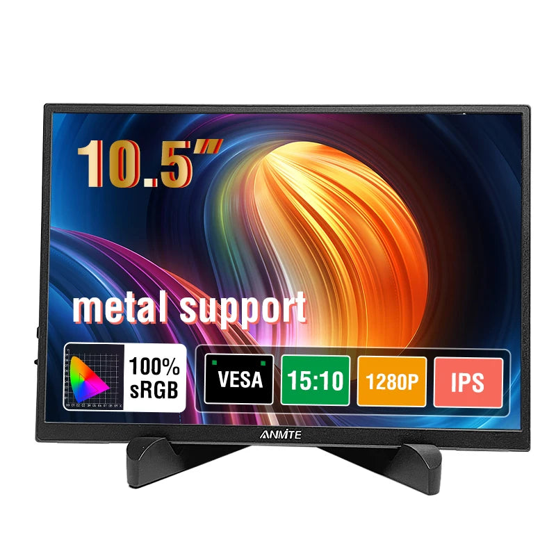 Monitor Portátil Anmite 10.5" HDR Touch