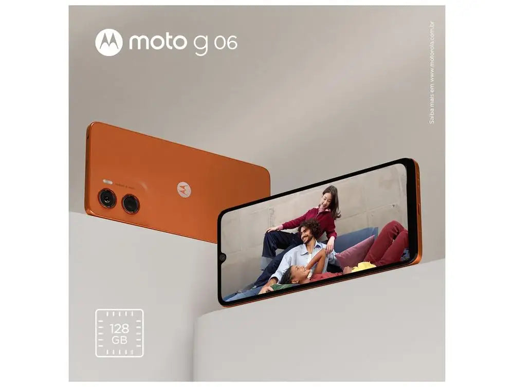 Motorola Moto G06 128GB Laranja 4GB RAM