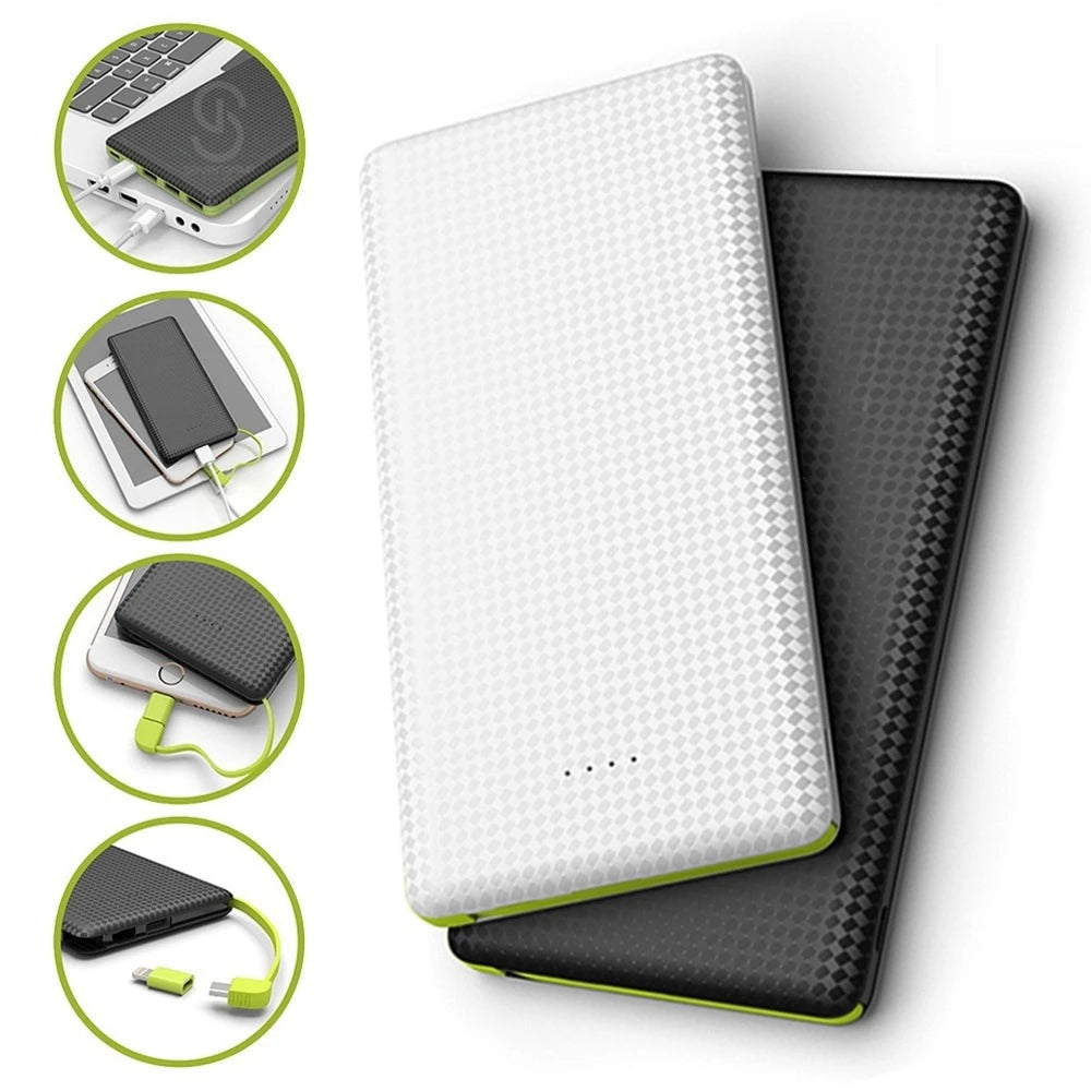 Power Bank 5000mAh/10000mAh com Adaptador V8