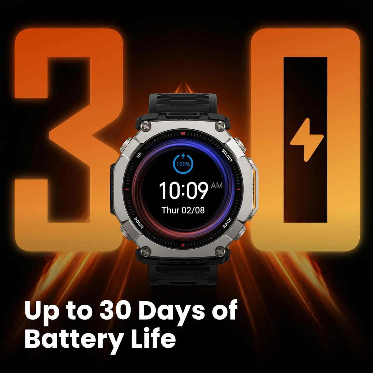 Amazfit T-Rex Ultra 2 GPS 30 Dias de Bateria