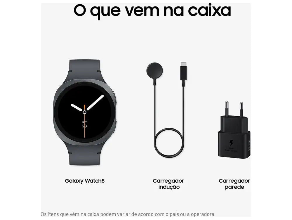 Samsung Galaxy Watch8 44mm Grafite 32GB