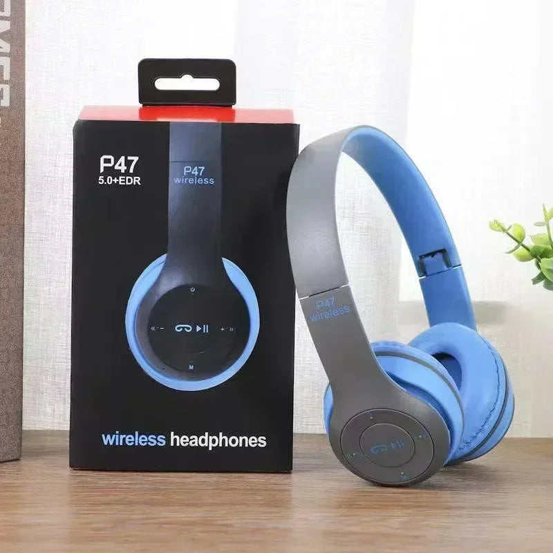 Fone P47 Bluetooth Wireless com Estojo