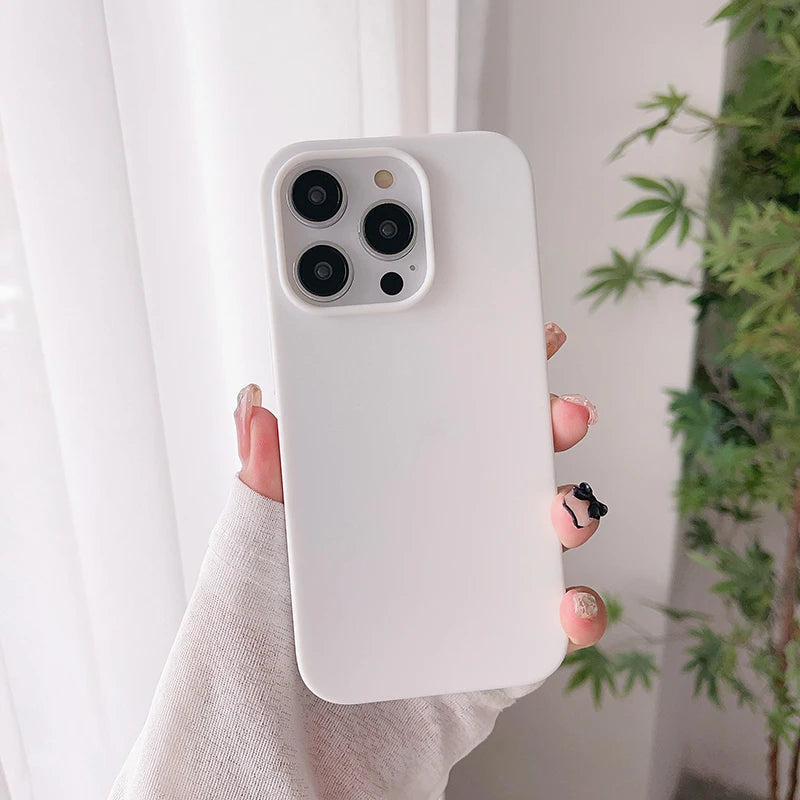 Capinha Silicone Candy Color iPhone