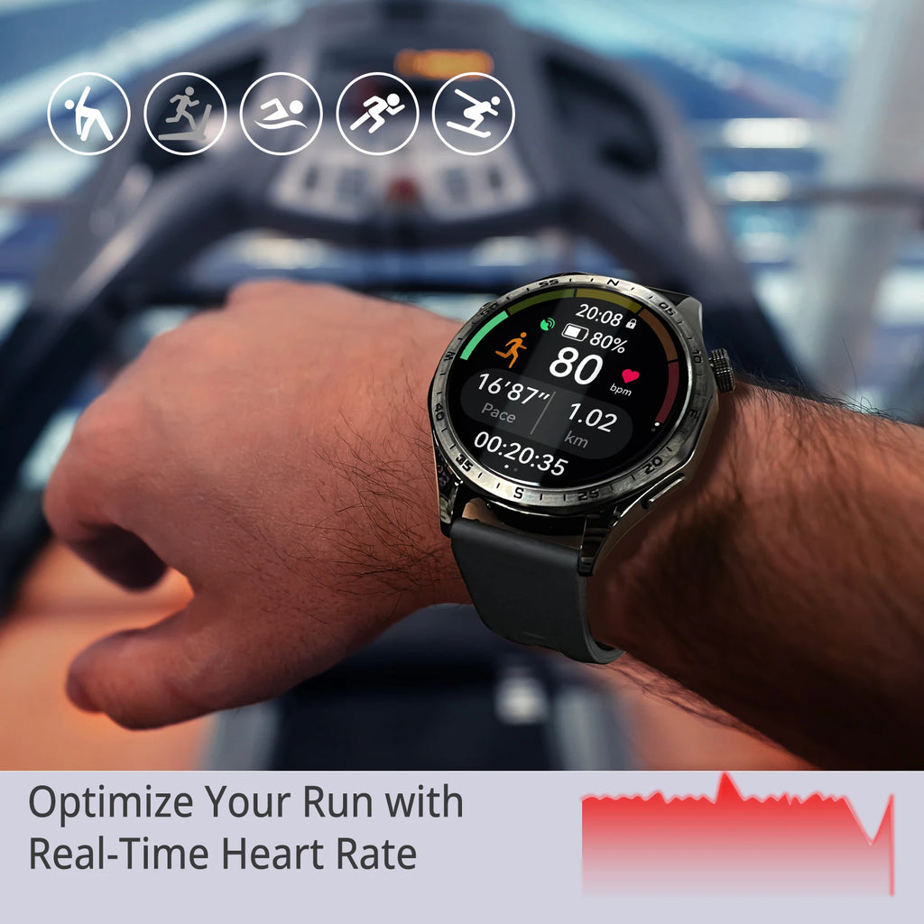 Smartwatch AIWR Peps 1R AMOLED com Chamadas