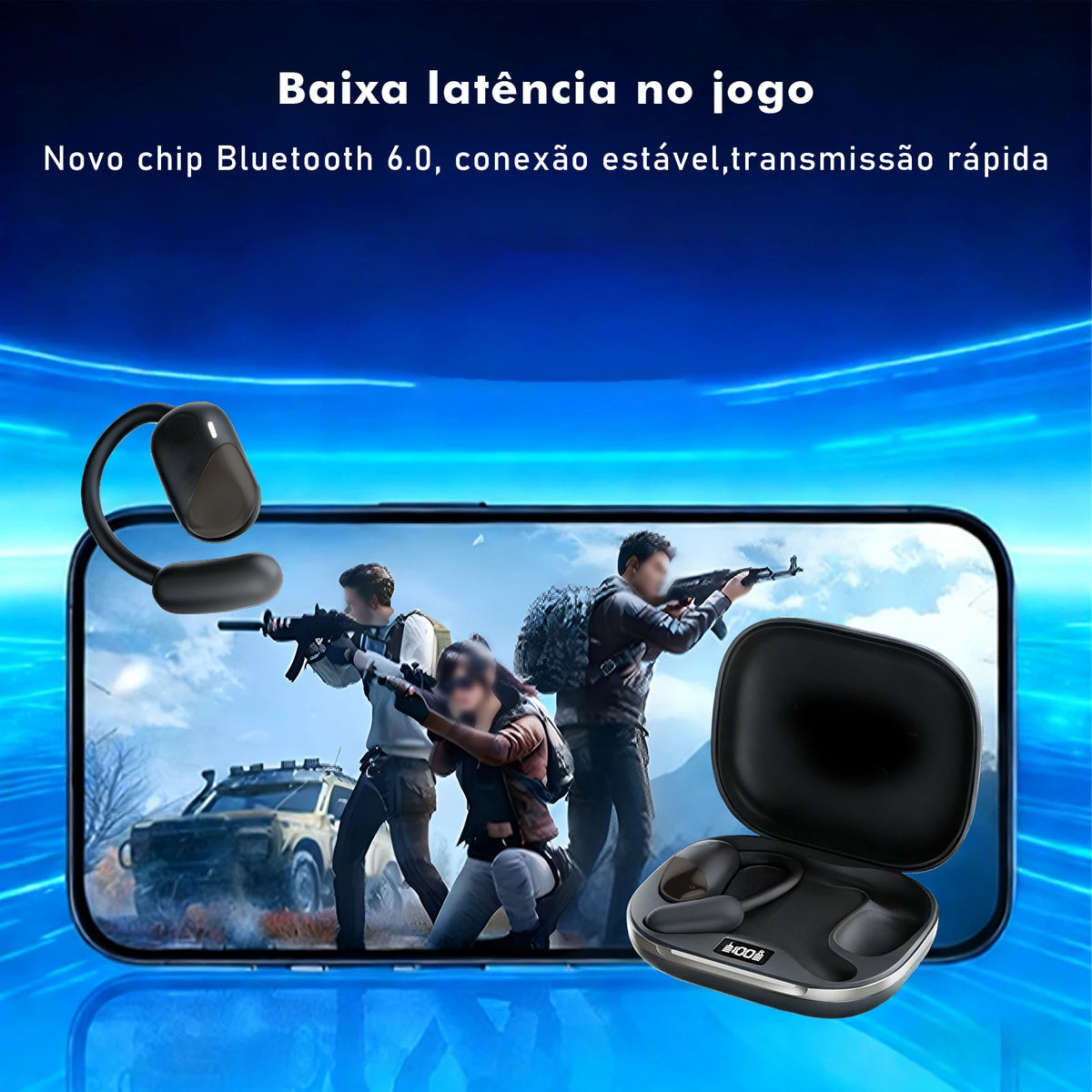 Fone Bluetooth Auricular Sem Fio