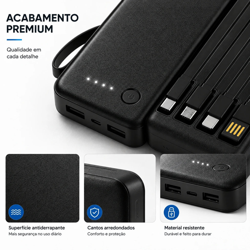 Power Bank 26000mAh Alta Capacidade