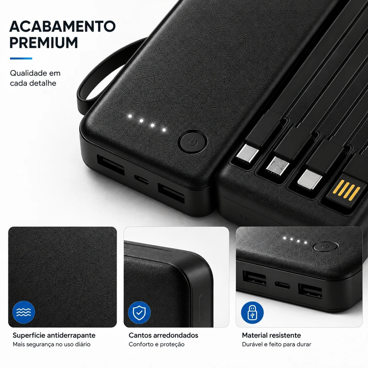 Power Bank 26000mAh Alta Capacidade
