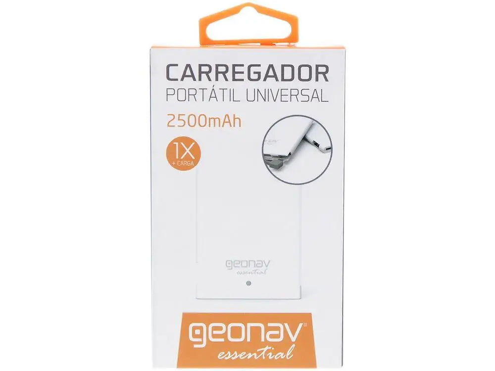 Carregador Portátil Universal 2500mAh